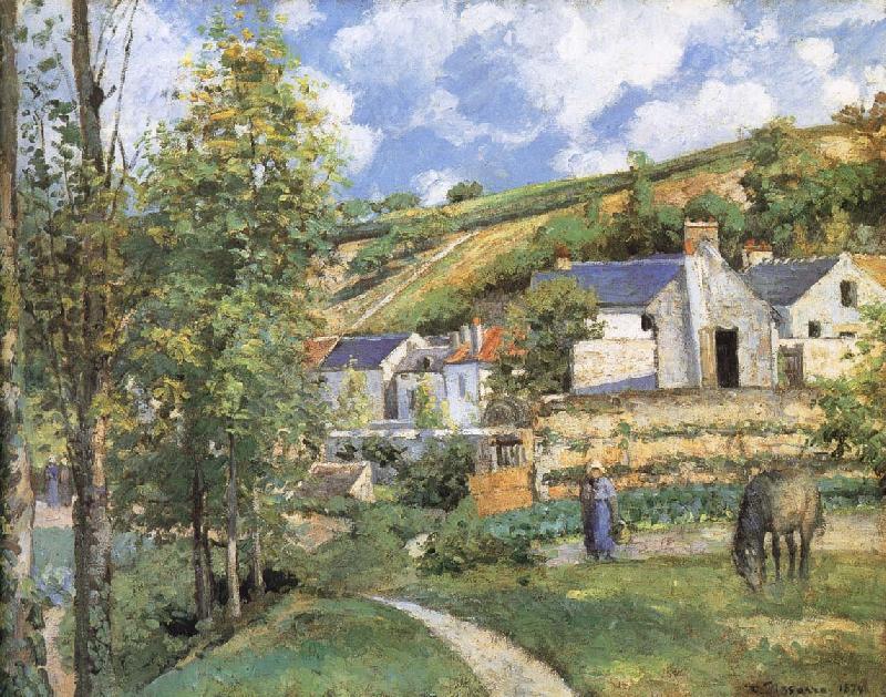 Camille Pissarro Pang map of the iceberg Schwarz oil painting picture